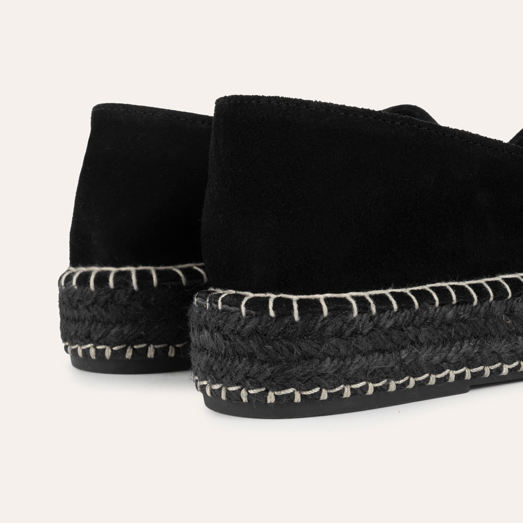 ÖRGÜ TABANLI SÜET ESPADRİL