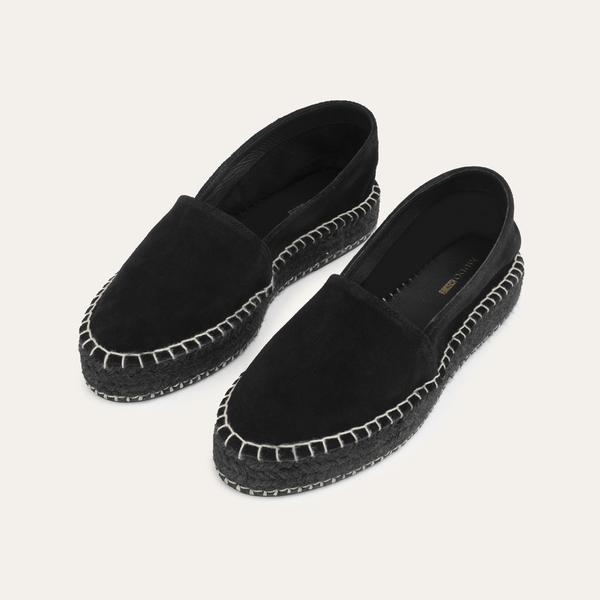 Mudo Örgü Tabanli Süet Espadril