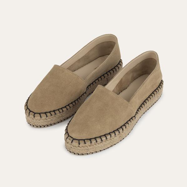 Mudo Örgü Tabanli Süet Espadril