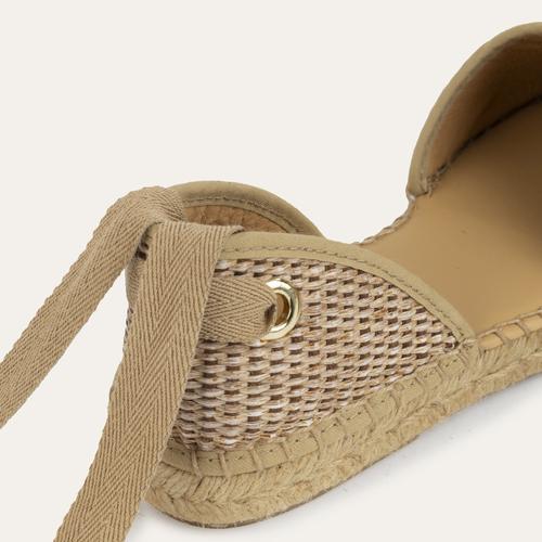  BAĞLAMA DETAYLI HASIR ESPADRİL