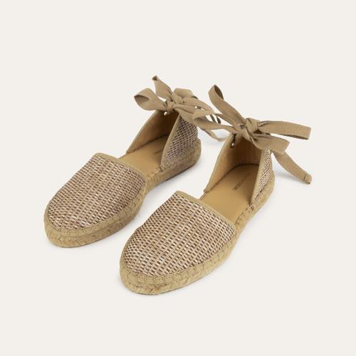  BAĞLAMA DETAYLI HASIR ESPADRİL