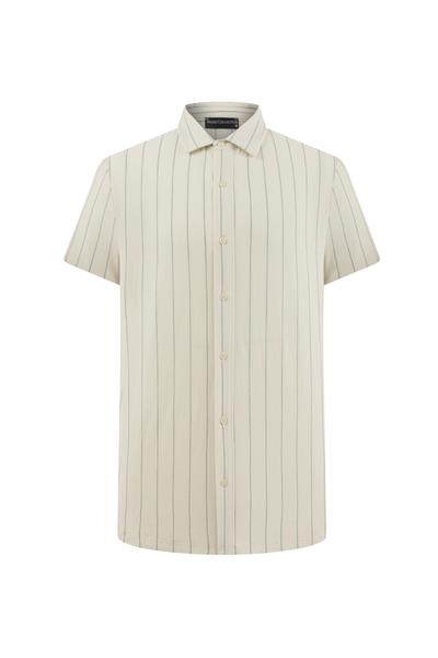 Mudo Regular Fit Keten Gömlek