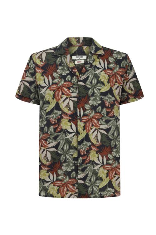  REGULAR FIT BASKILI GÖMLEK