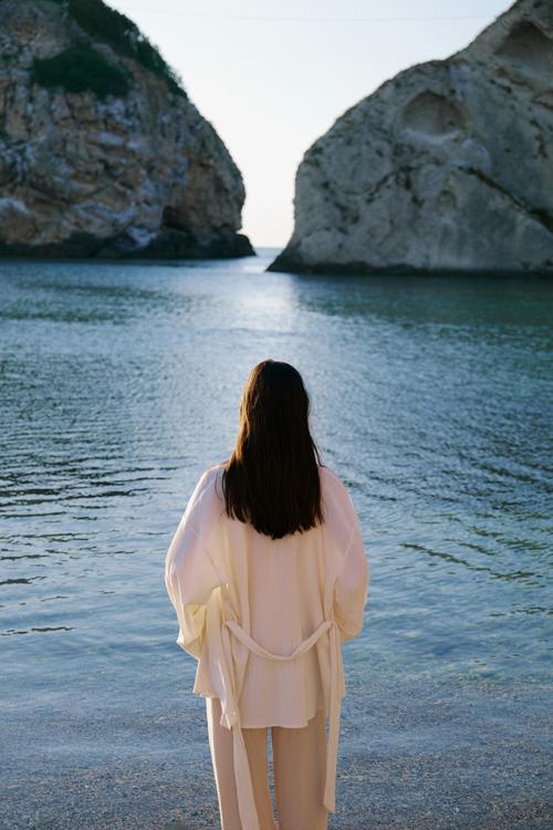  ŞİLE BEZİ - RELAX FIT UZUN KOL KİMONO