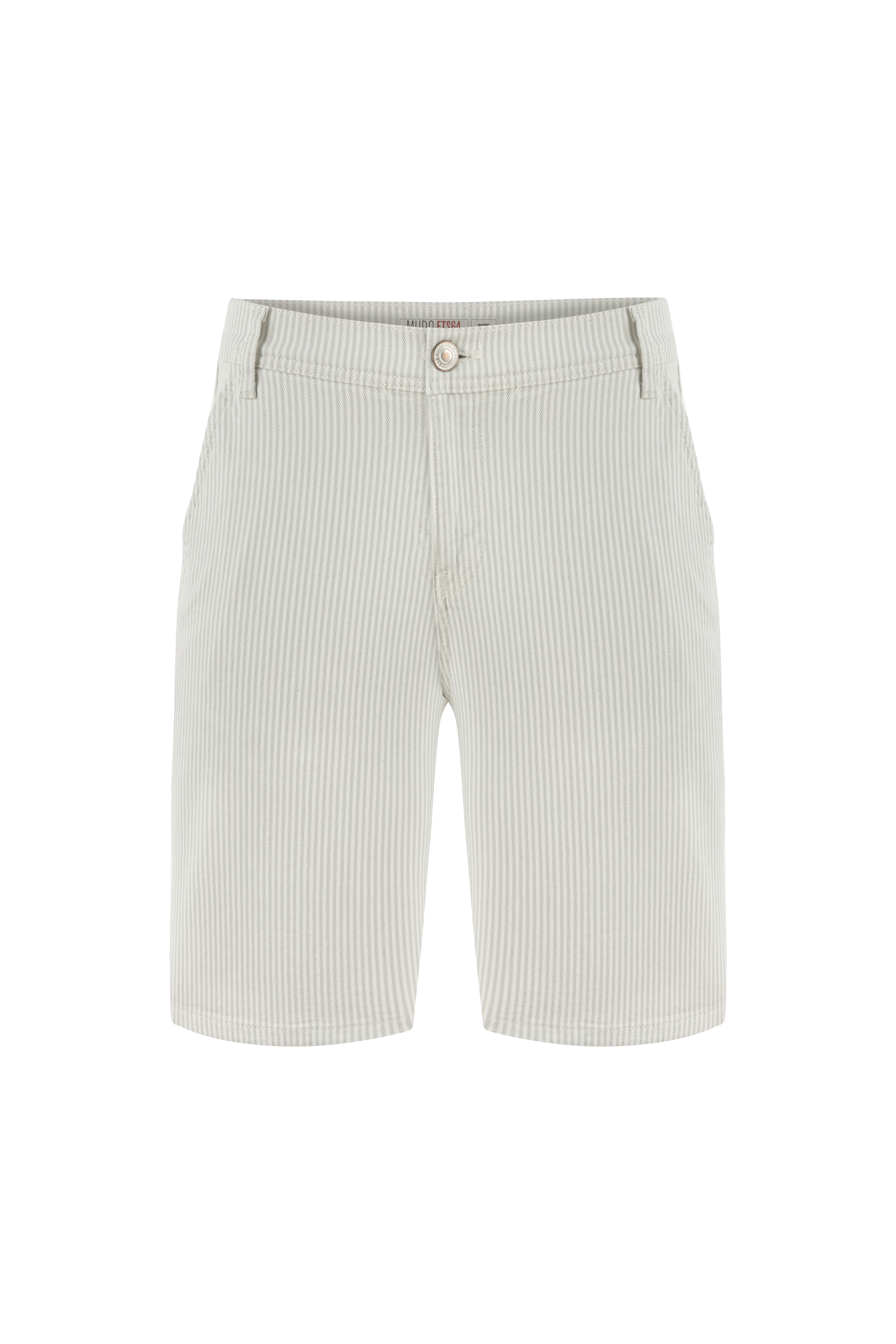 STRAIGHT FIT ÇİZGİLİ ŞORT