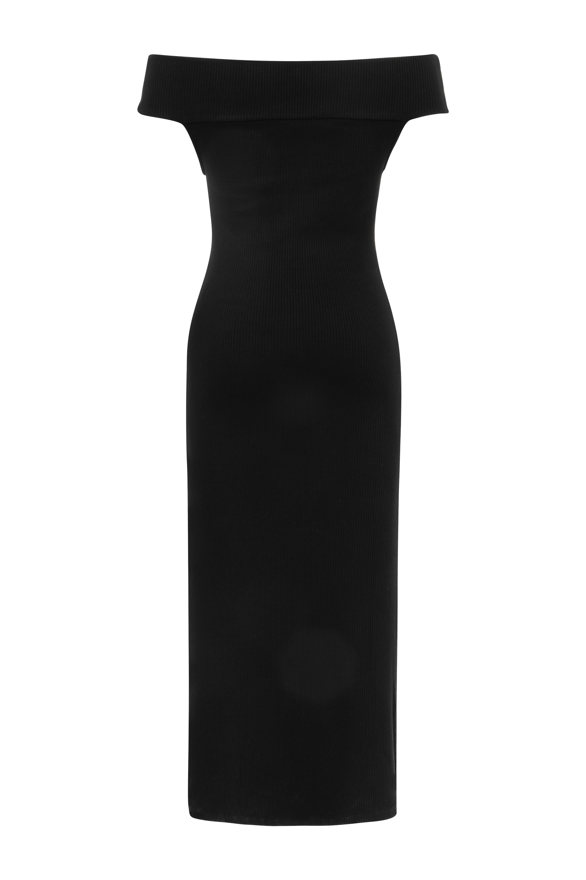 KAYIK YAKA MAXI ELBİSE