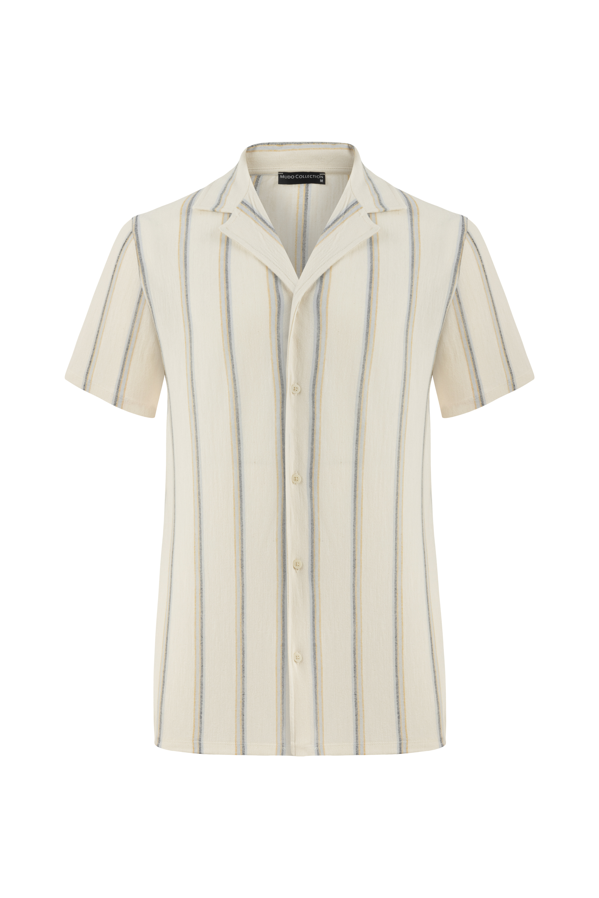 ÇİZGİLİ KISA KOLLU GÖMLEK