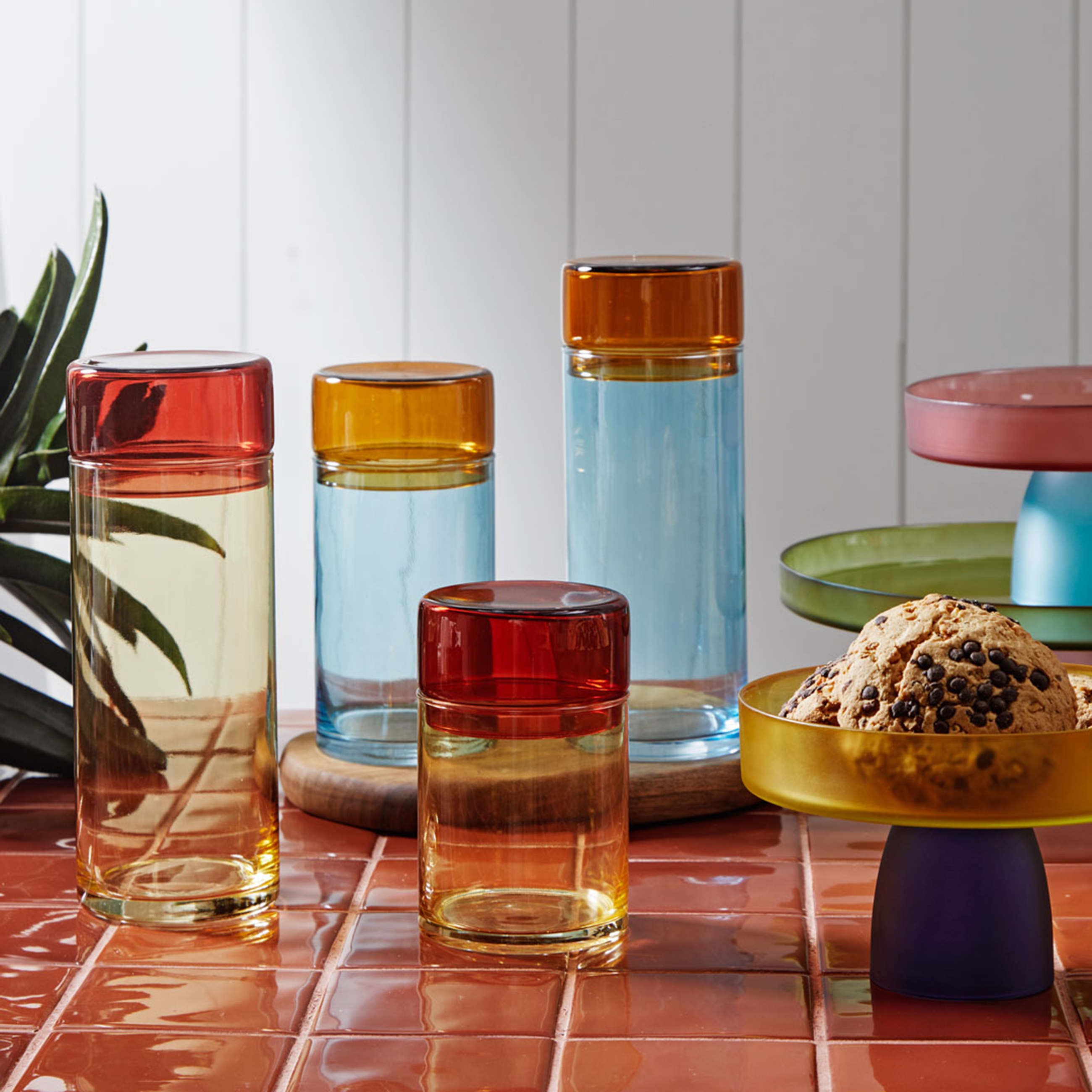 COLORS  KAVANOZ 1150ML -MAVİ