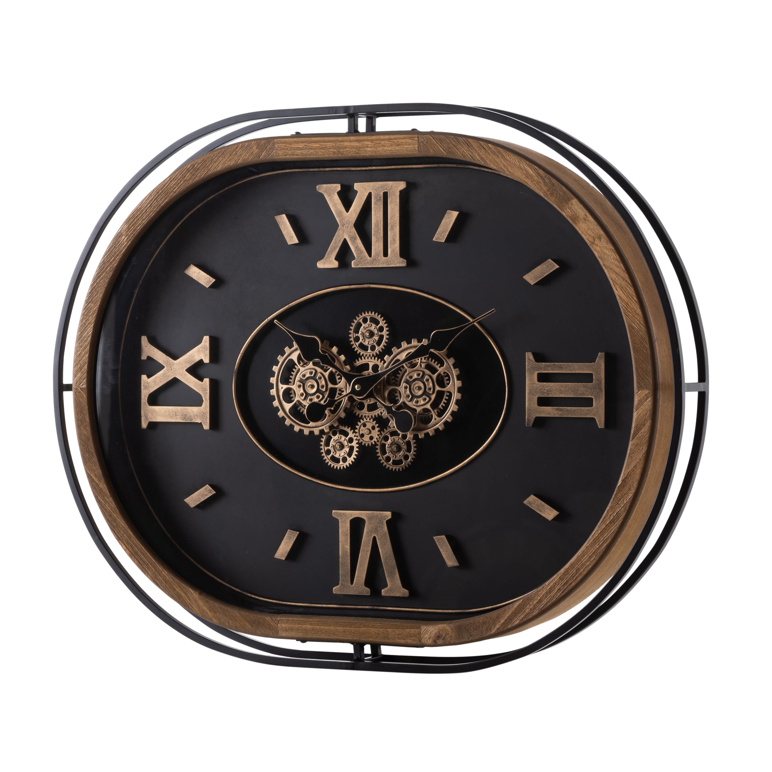 KALMAR ÇARKLI DUVAR SAATİ 86X67X8