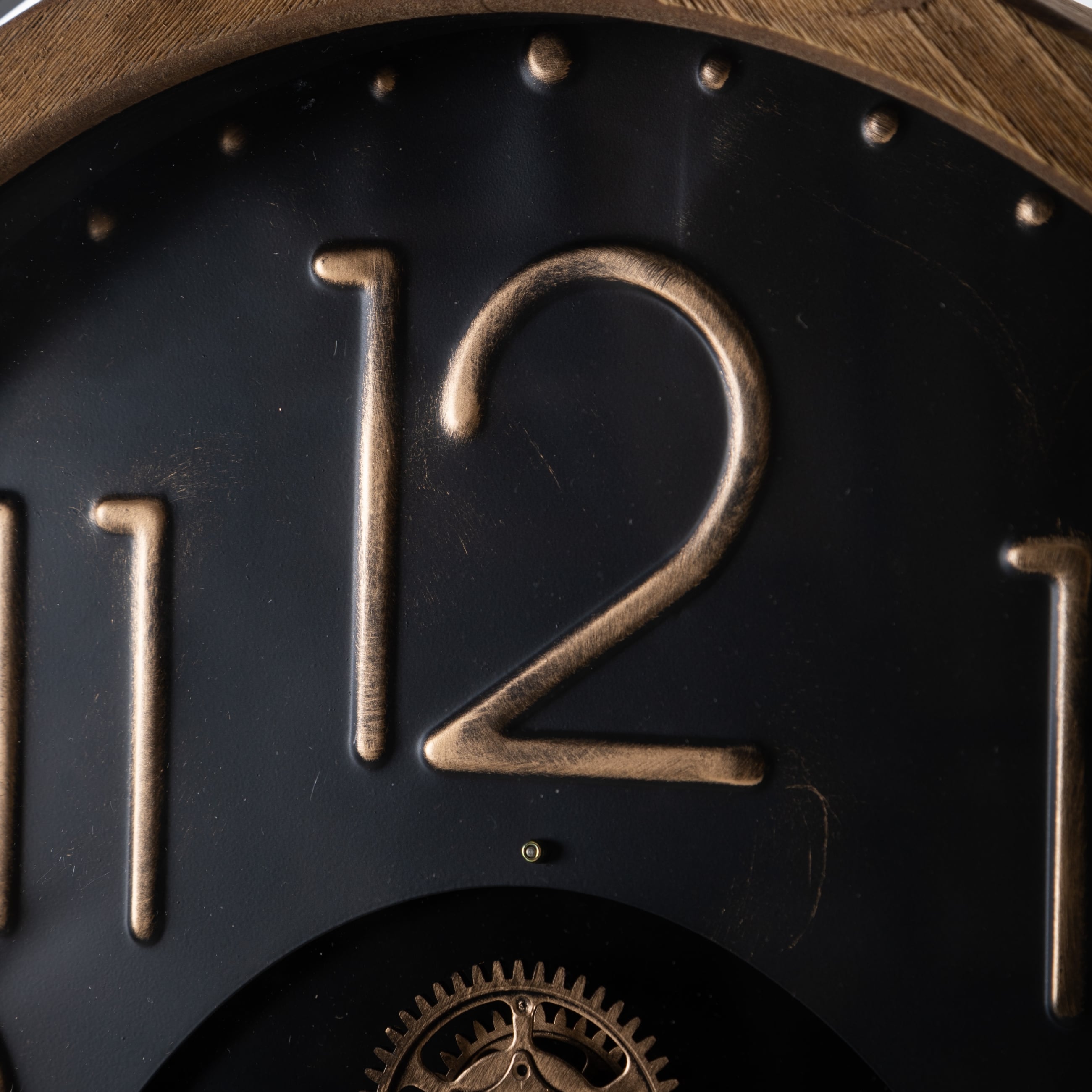 STOKHOLM ÇARKLI DUVAR SAATİ 102X67X8CM