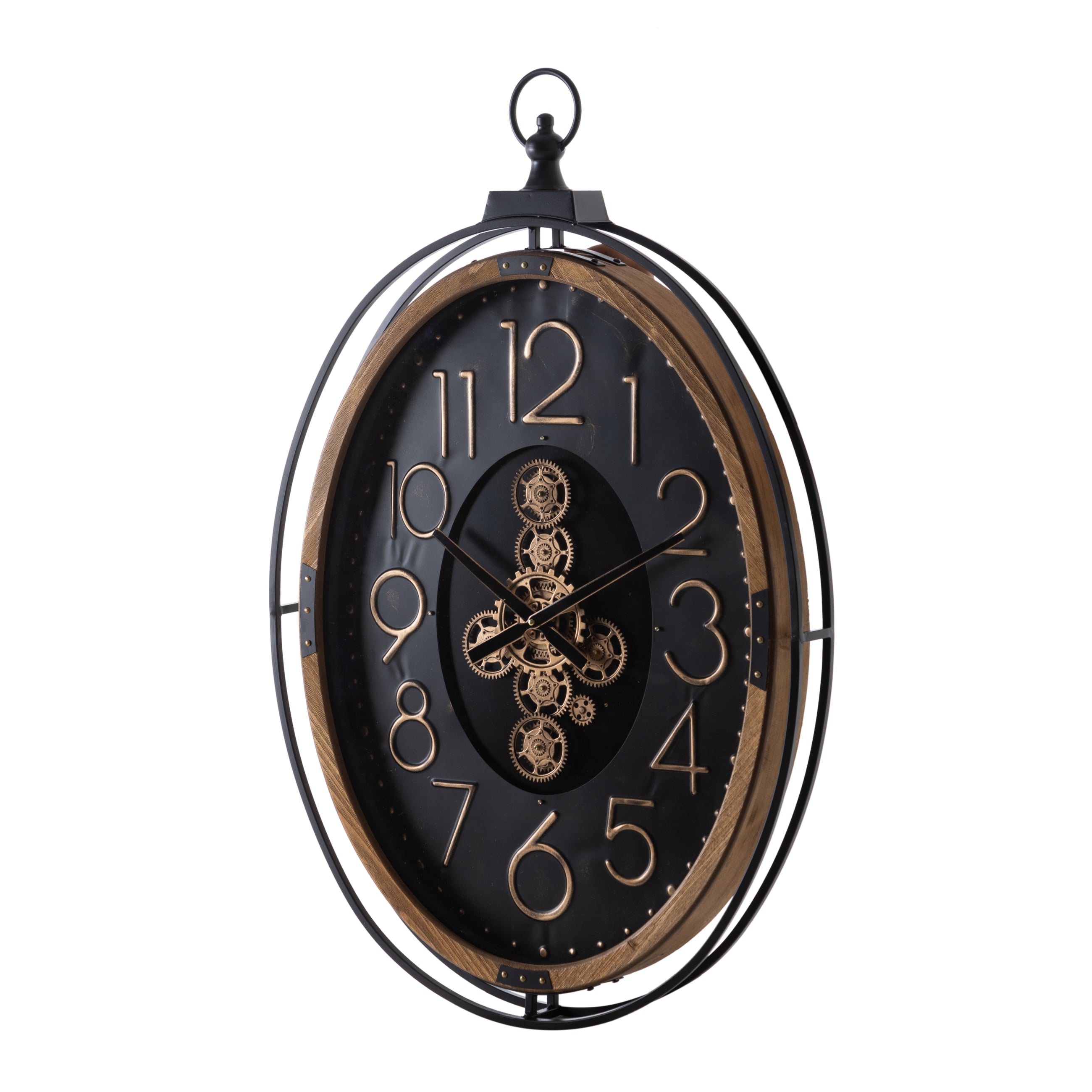 STOKHOLM ÇARKLI DUVAR SAATİ 102X67X8CM