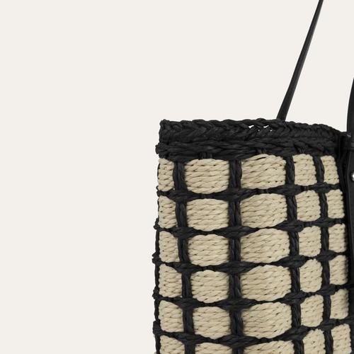  HASIR ÖRGÜLÜ SHOPPER EL ÇANTASI