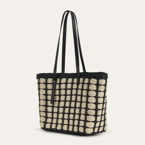  HASIR ÖRGÜLÜ SHOPPER EL ÇANTASI