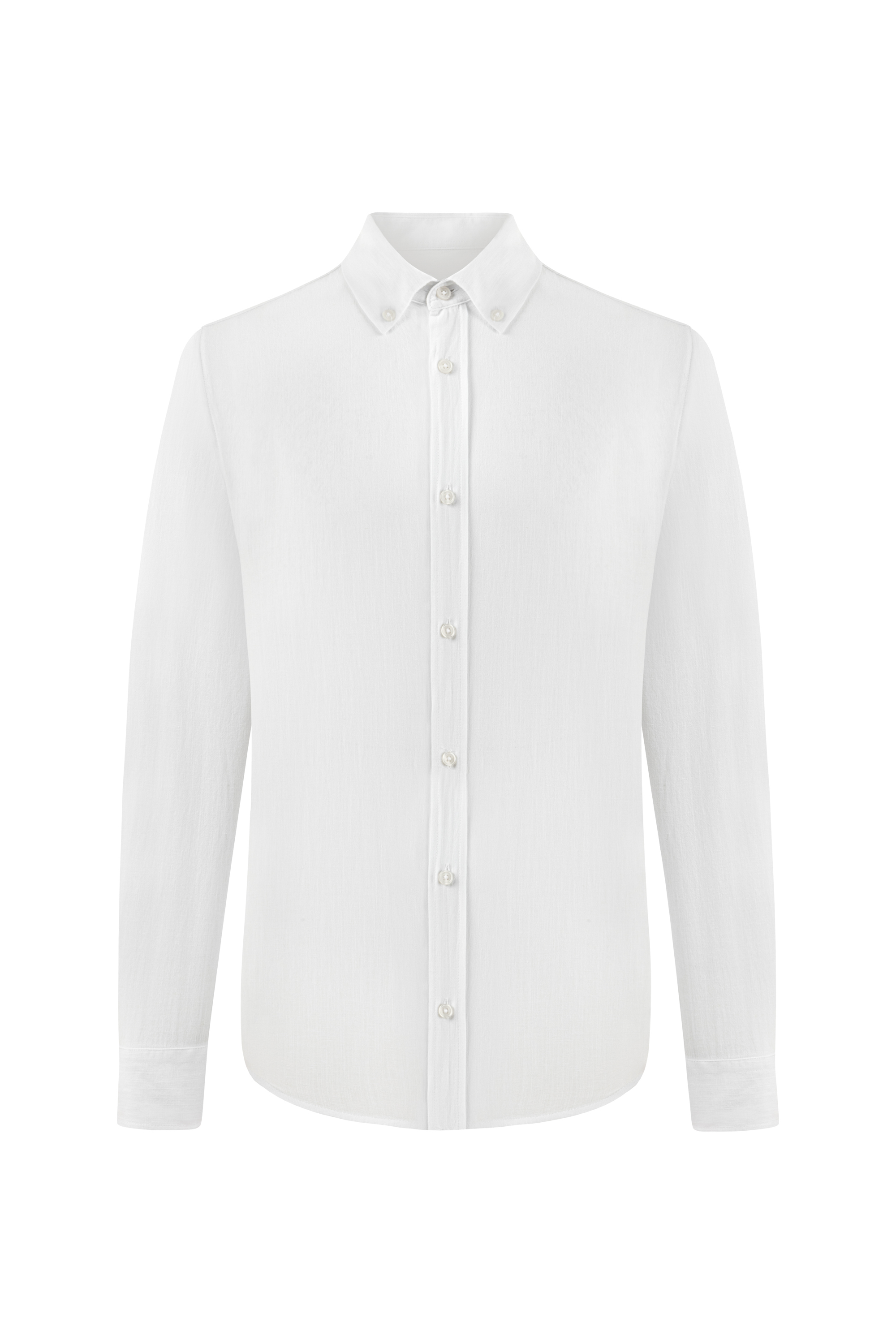 KETEN KARIŞIMLI CASUAL UZUN KOL GÖMLEK