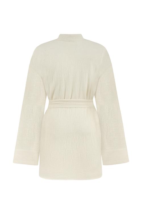  ŞİLE BEZİ - RELAX FIT UZUN KOL KİMONO