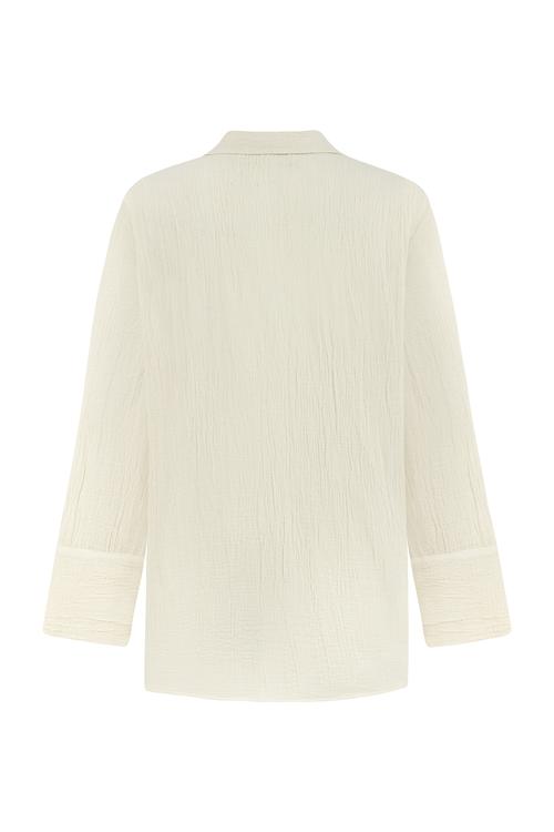  ŞİLE BEZİ - KRUVAZE RELAX FIT GÖMLEK