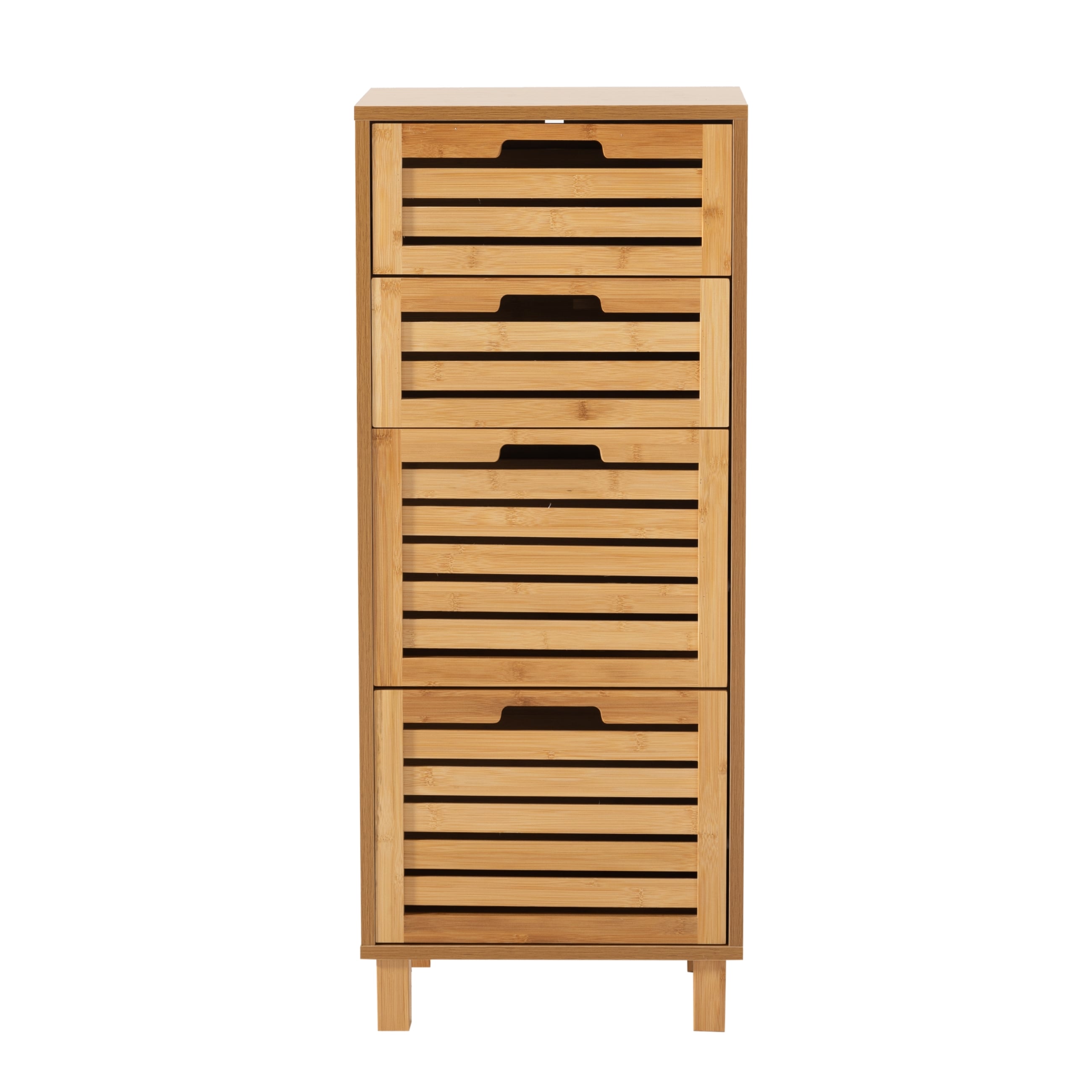 BOHO BAMBU DÜZENLEYİCİ 4 ÇEKMECELİ DOLAP 40X30X97,5