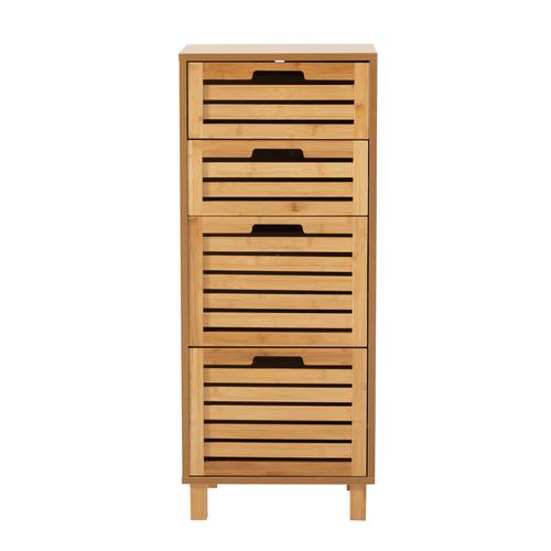  BOHO BAMBU DÜZENLEYİCİ 4 ÇEKMECELİ DOLAP 40X30X97,5
