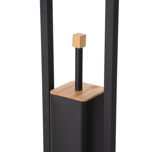  BOHO TUVALET FIRÇALIK&KAĞITLIK SİYAH 20X20X80