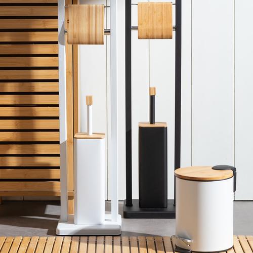 BOHO TUVALET FIRÇALIK&KAĞITLIK BEYAZ 20X20X80