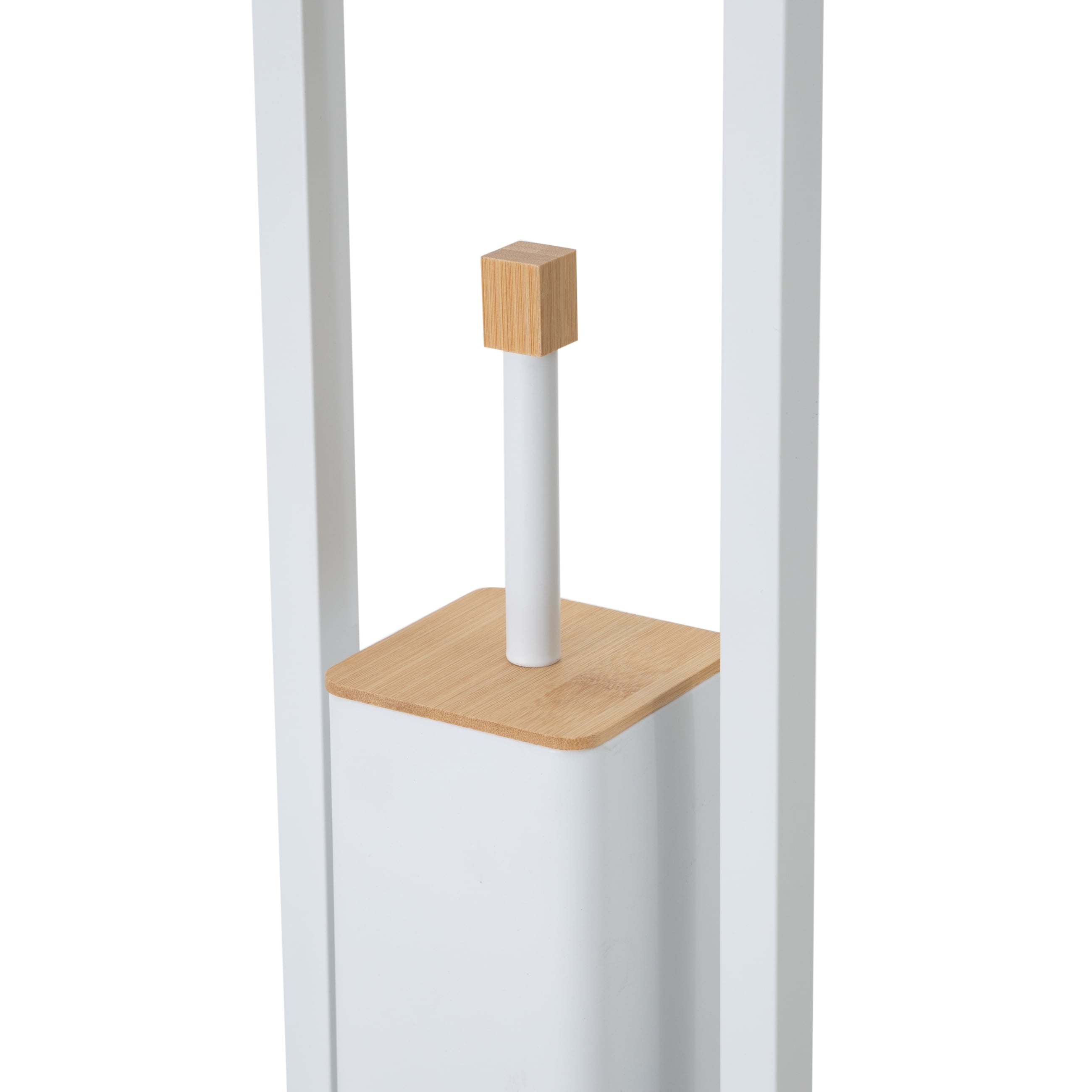 BOHO TUVALET FIRÇALIK&KAĞITLIK BEYAZ 20X20X80