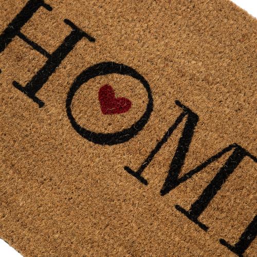 HOME WITH RED HEART KAPI PASPASI 40X60