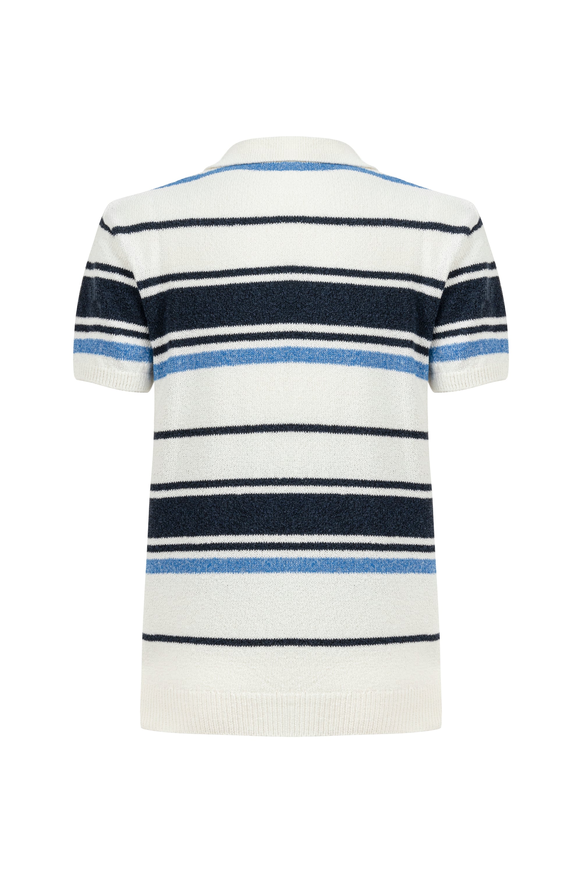 ÇİZGİLİ POLO YAKA TRİKO T-SHIRT