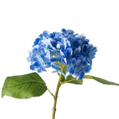  MAVİ ORTANCA TEKLİ ÇİÇEK 47CM
