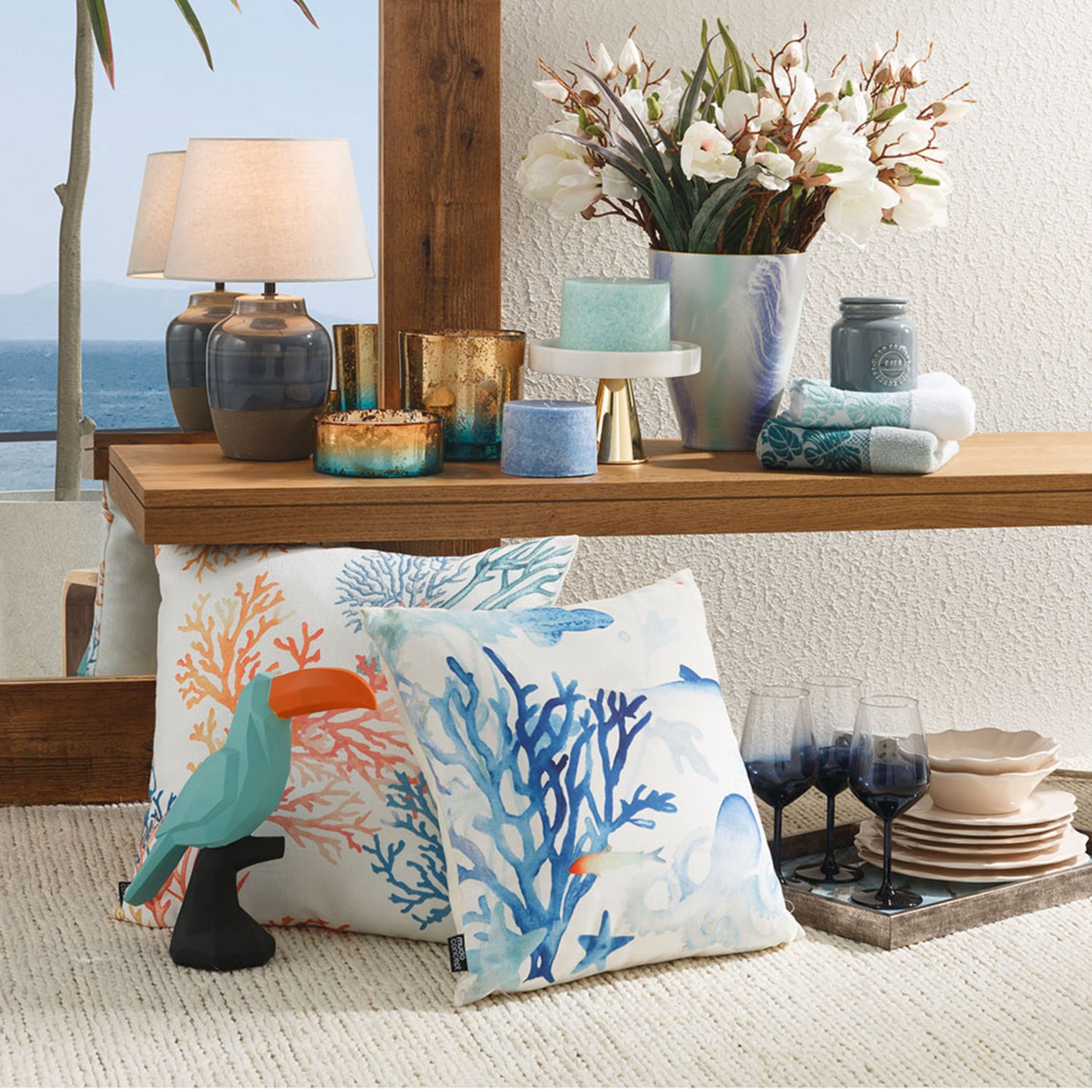 MERCAN KIRLENT RENKLİ 50X50