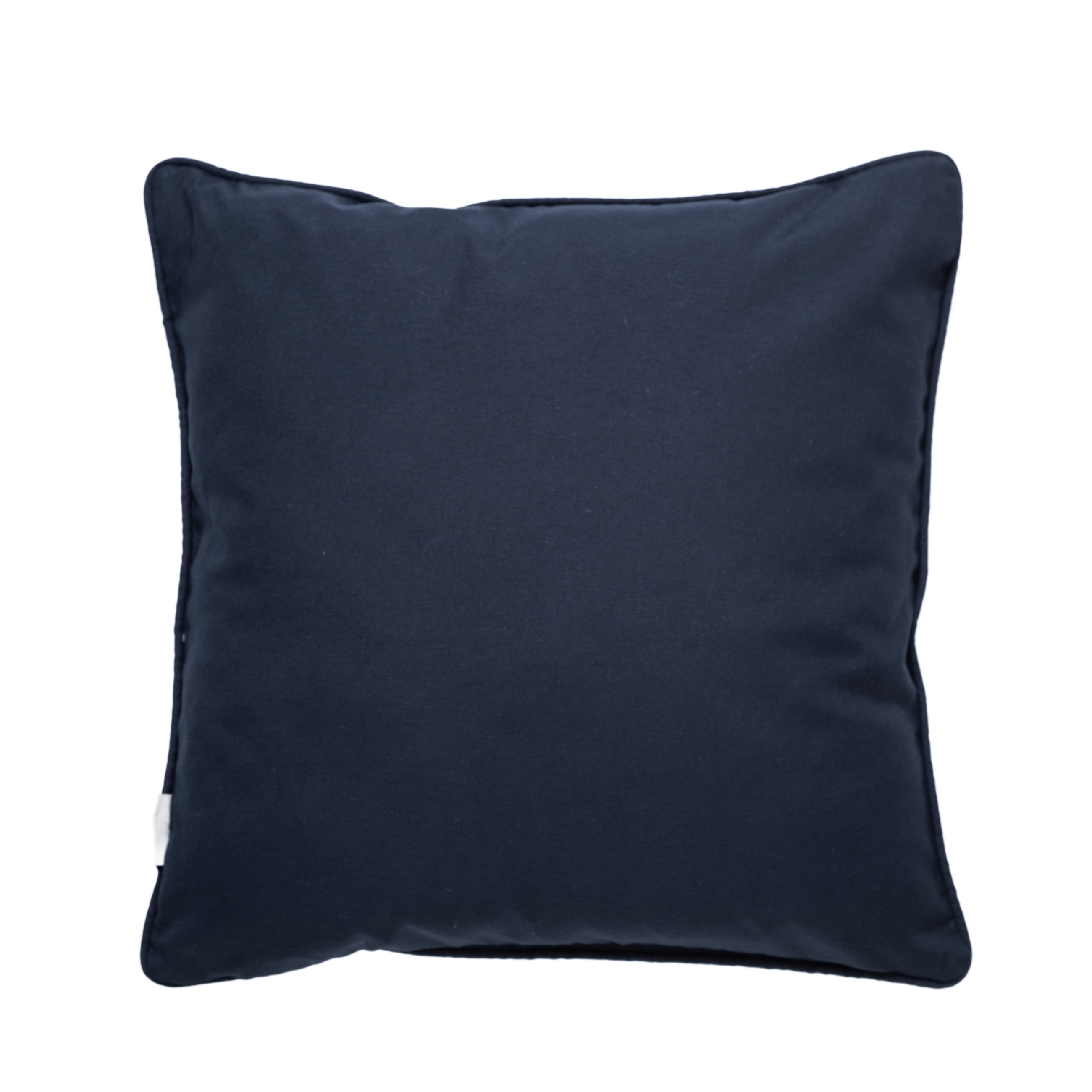 MARİN YENGEÇ NAKIŞLI KIRLENT BEYAZ-LACİVERT 50X50