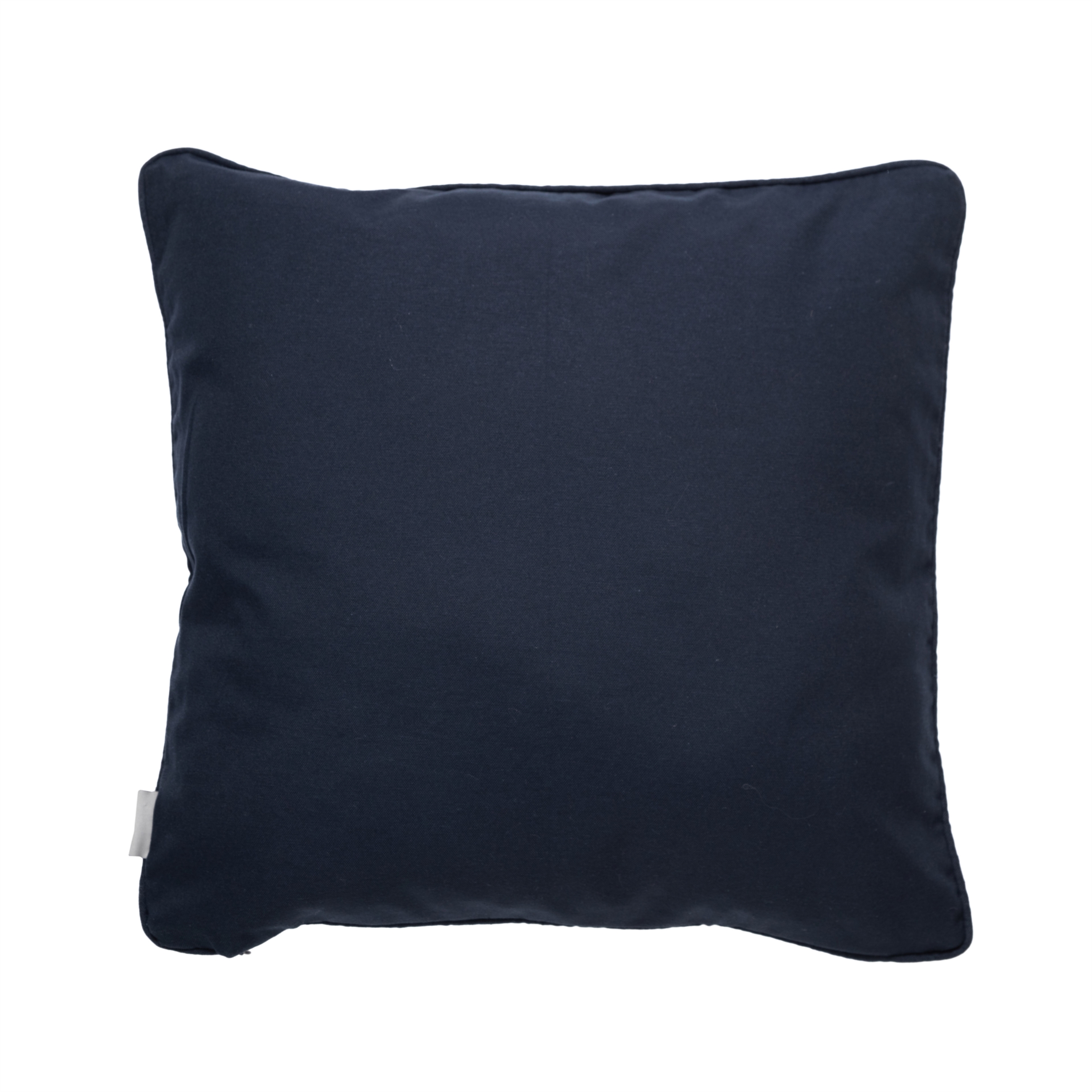 MARİN BALIK NAKIŞLI KIRLENT BEYAZ-LACİVERT 50X50