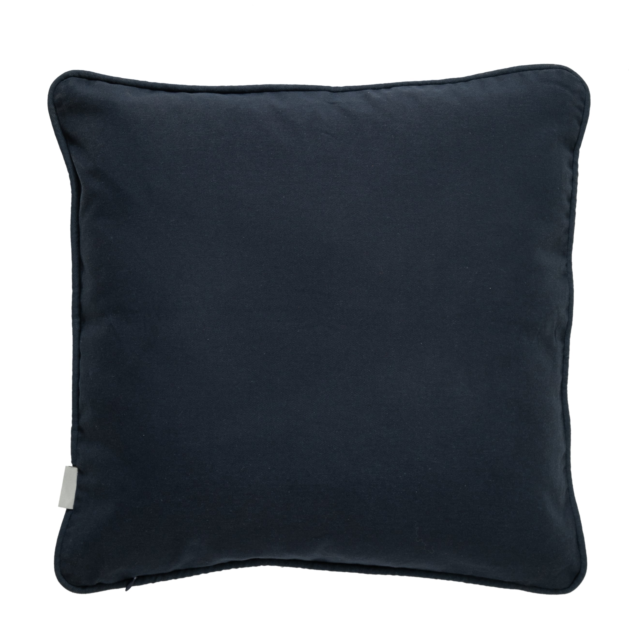 MARİN BALIKLI NAKIŞLI KIRLENT BEYAZ LACİVERT 50X50