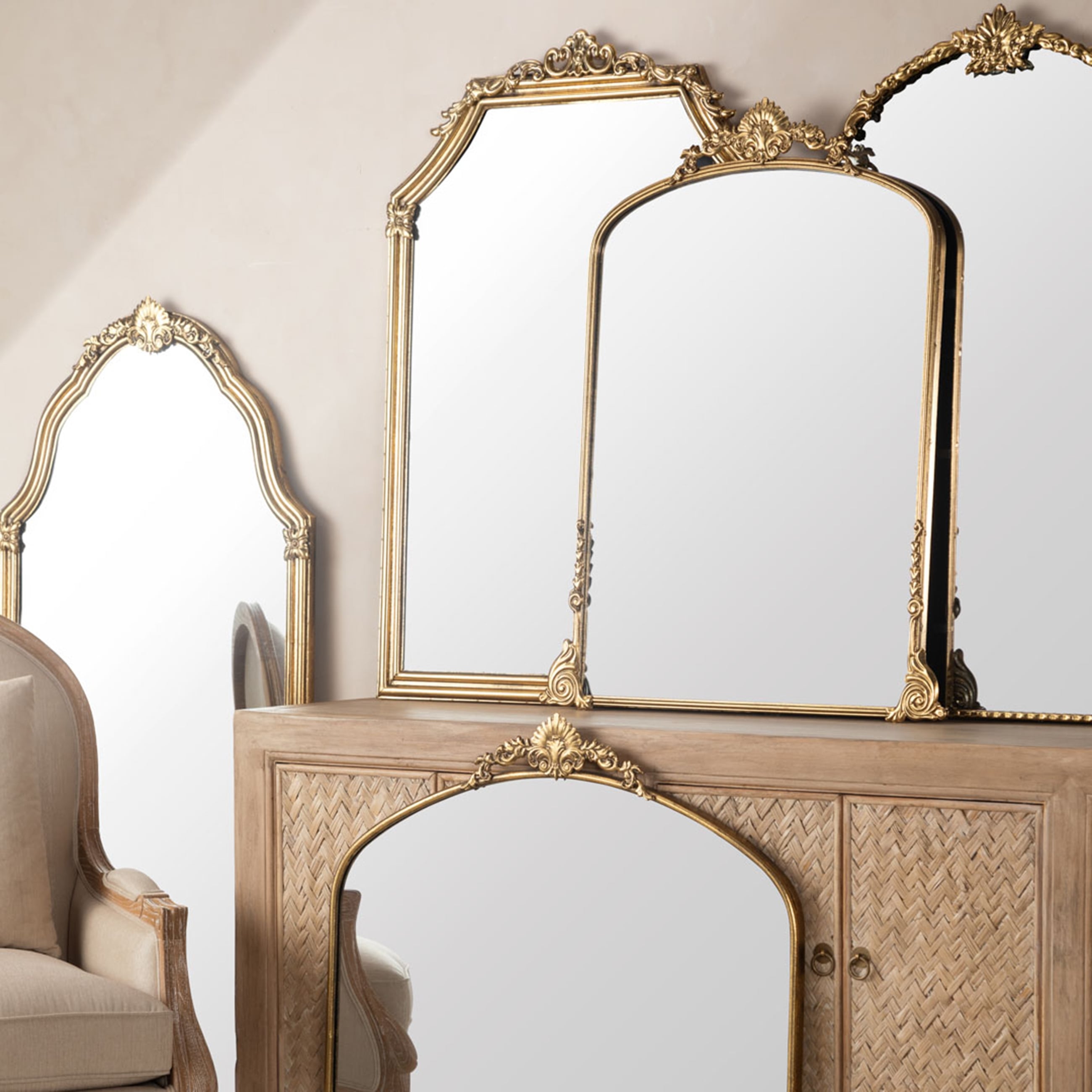 MARLENA BOY AYNASI GOLD 67X155CM