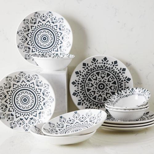  FINE DINE PORSELEN YEMEK TAKIMI -ETHNIC