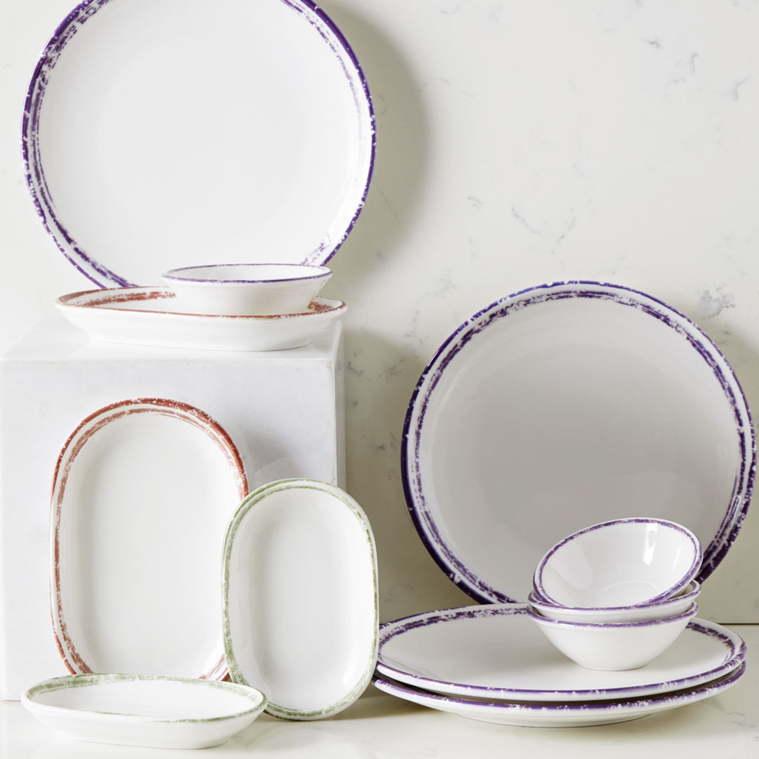 FINE DINE PORSELEN KAHVALTI TAKIMI -COLORS