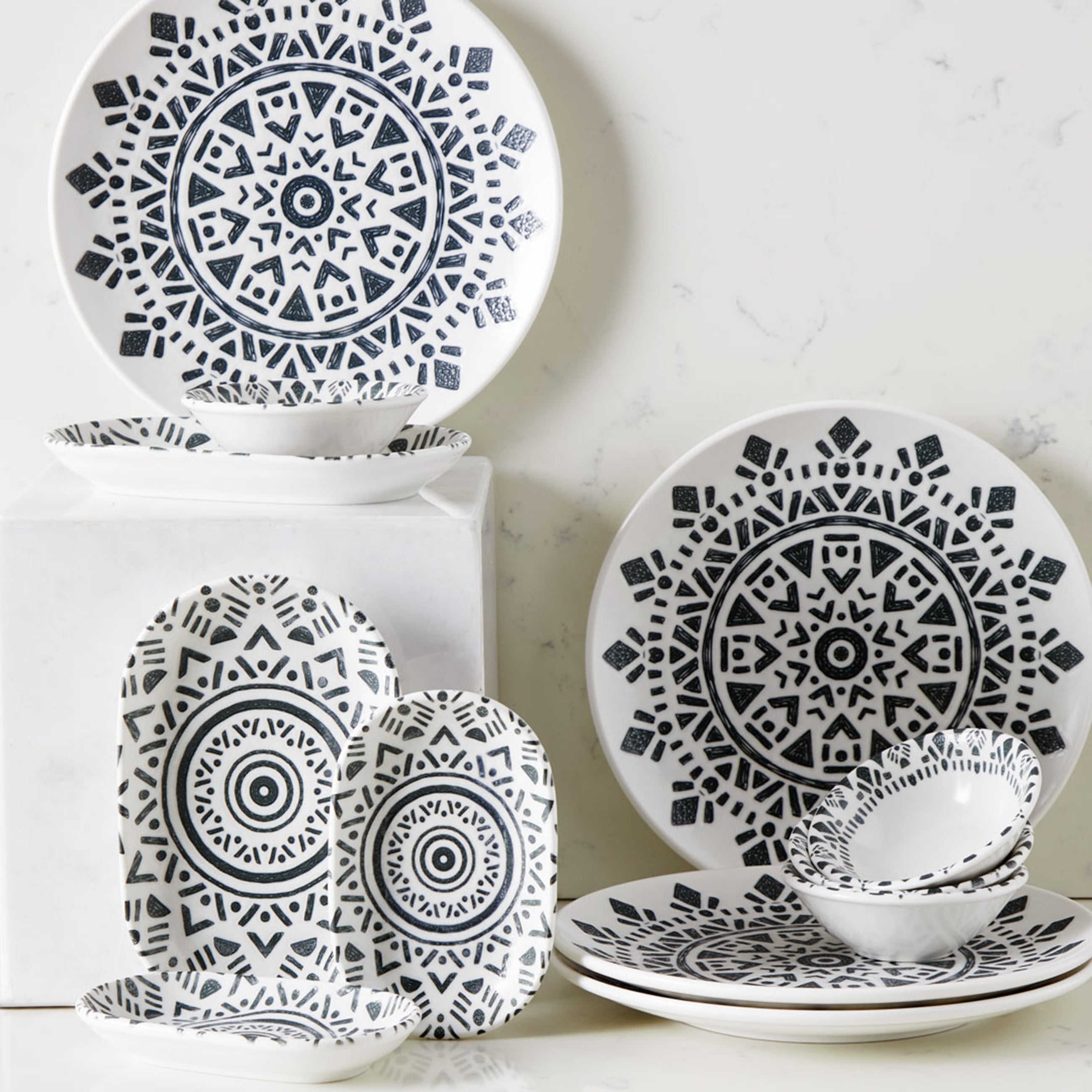 FINE DINE PORSELEN KAHVALTI TAKIMI - ETHNIC