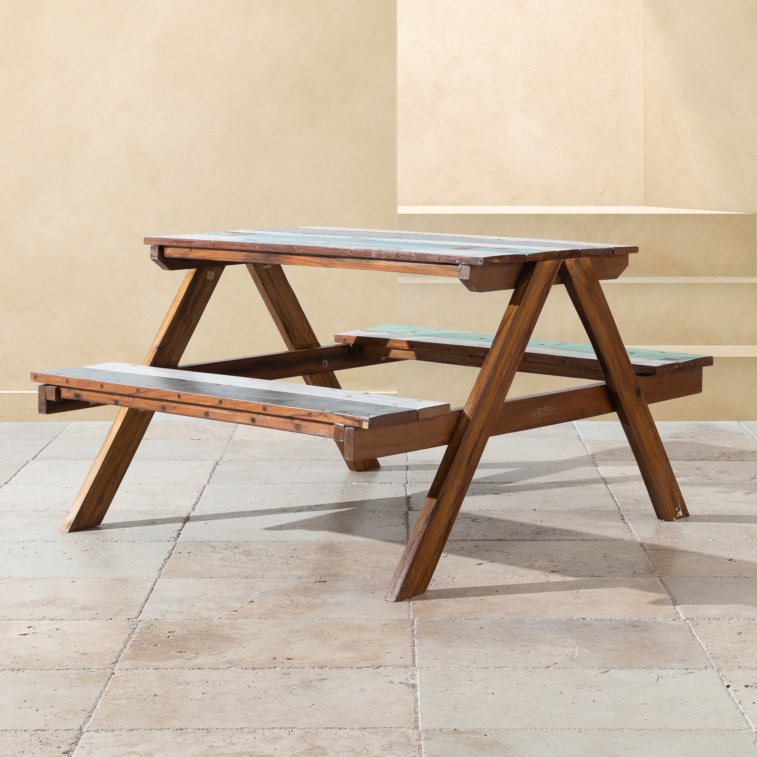 PUNE MASA&BANK SETİ  120CM