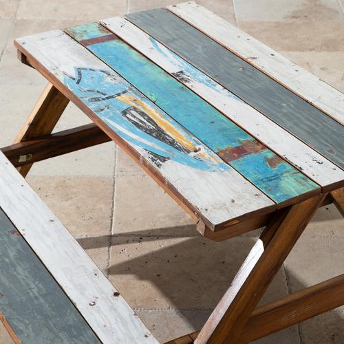  PUNE MASA&BANK SETİ  120CM