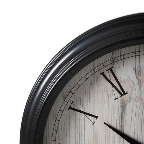  LISBON DUVAR SAATİ SİYAH 46CM