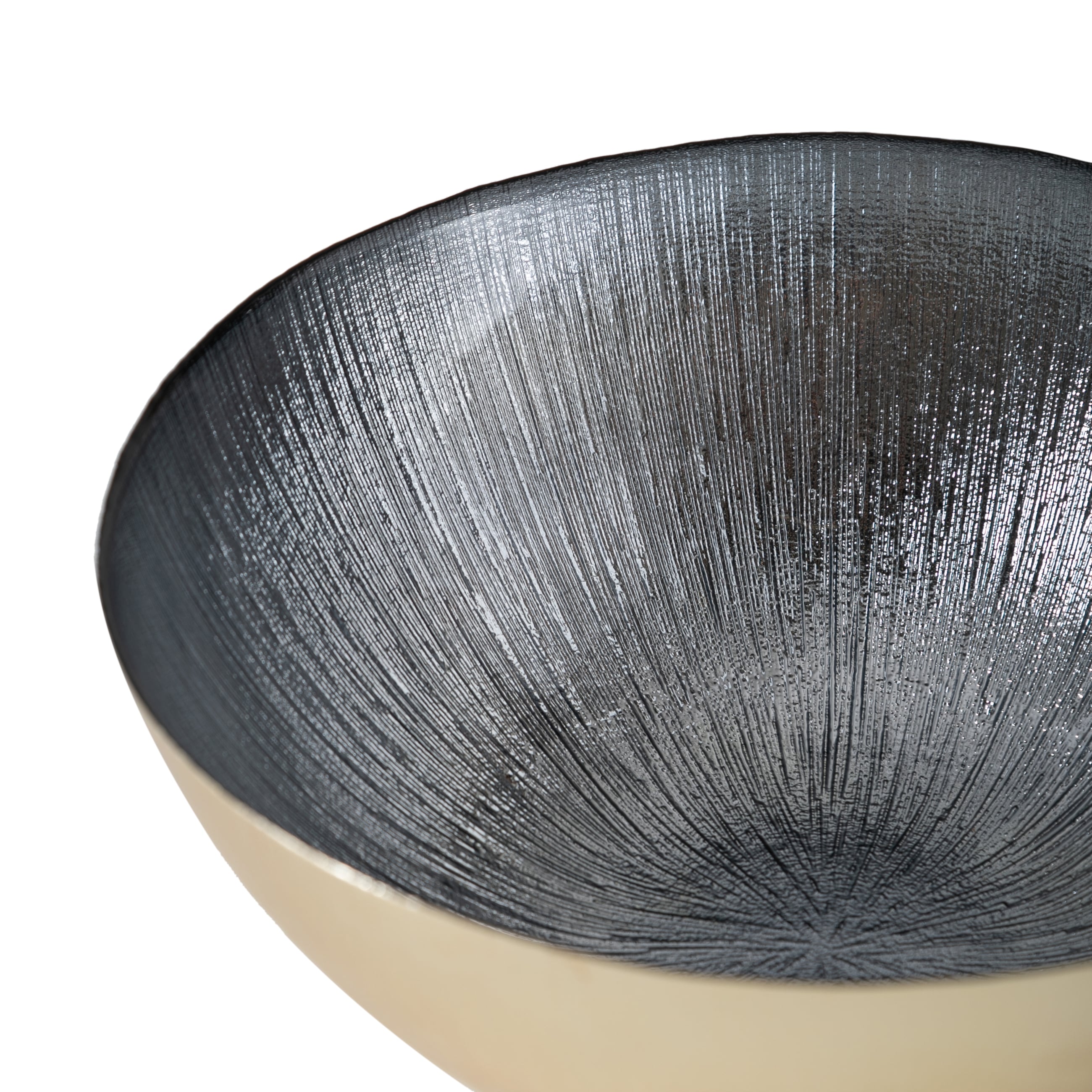 SILVER DERİN DEKORATİF KASE 28 CM