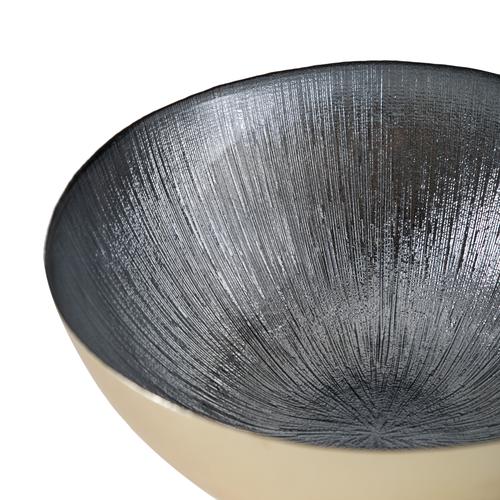 SILVER DERİN DEKORATİF KASE 28 CM