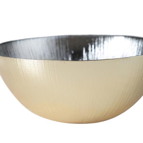  SILVER DERİN DEKORATİF KASE 28 CM