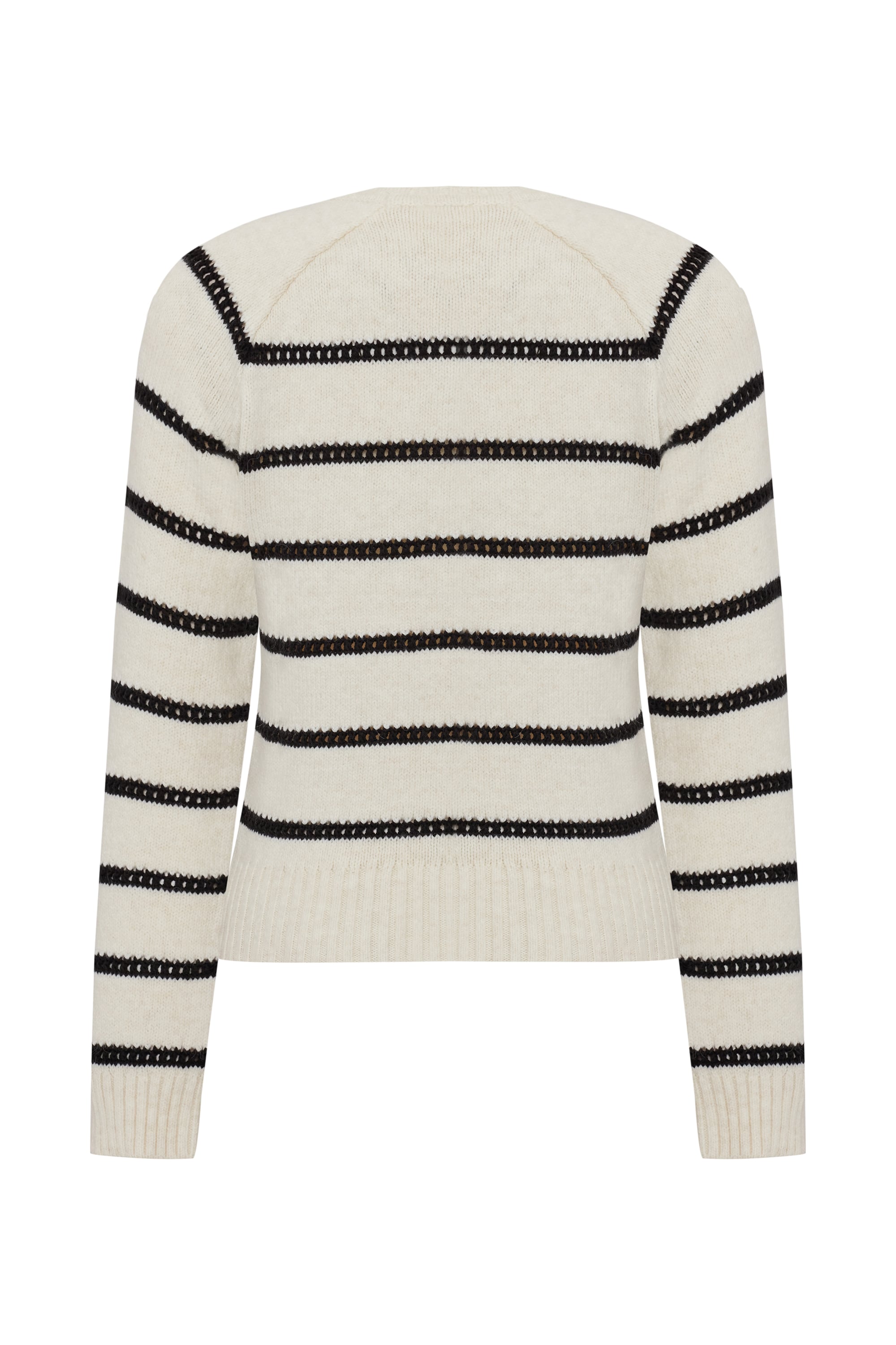 ÇİZGİLİ BİSİKLET YAKA KAZAK