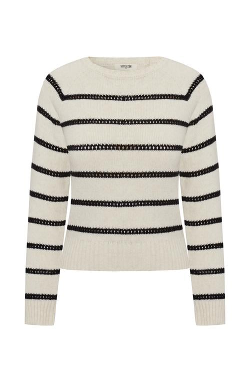  ÇİZGİLİ BİSİKLET YAKA KAZAK