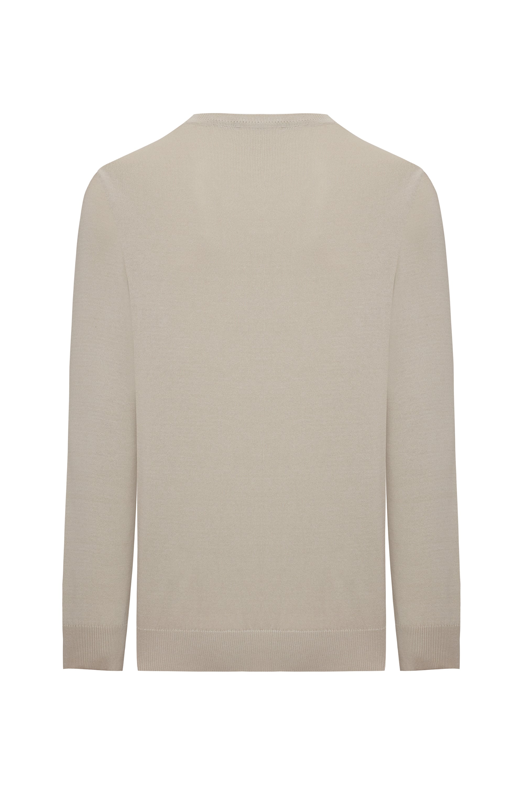 BİSİKLET YAKA UZUN KOLLU KAZAK