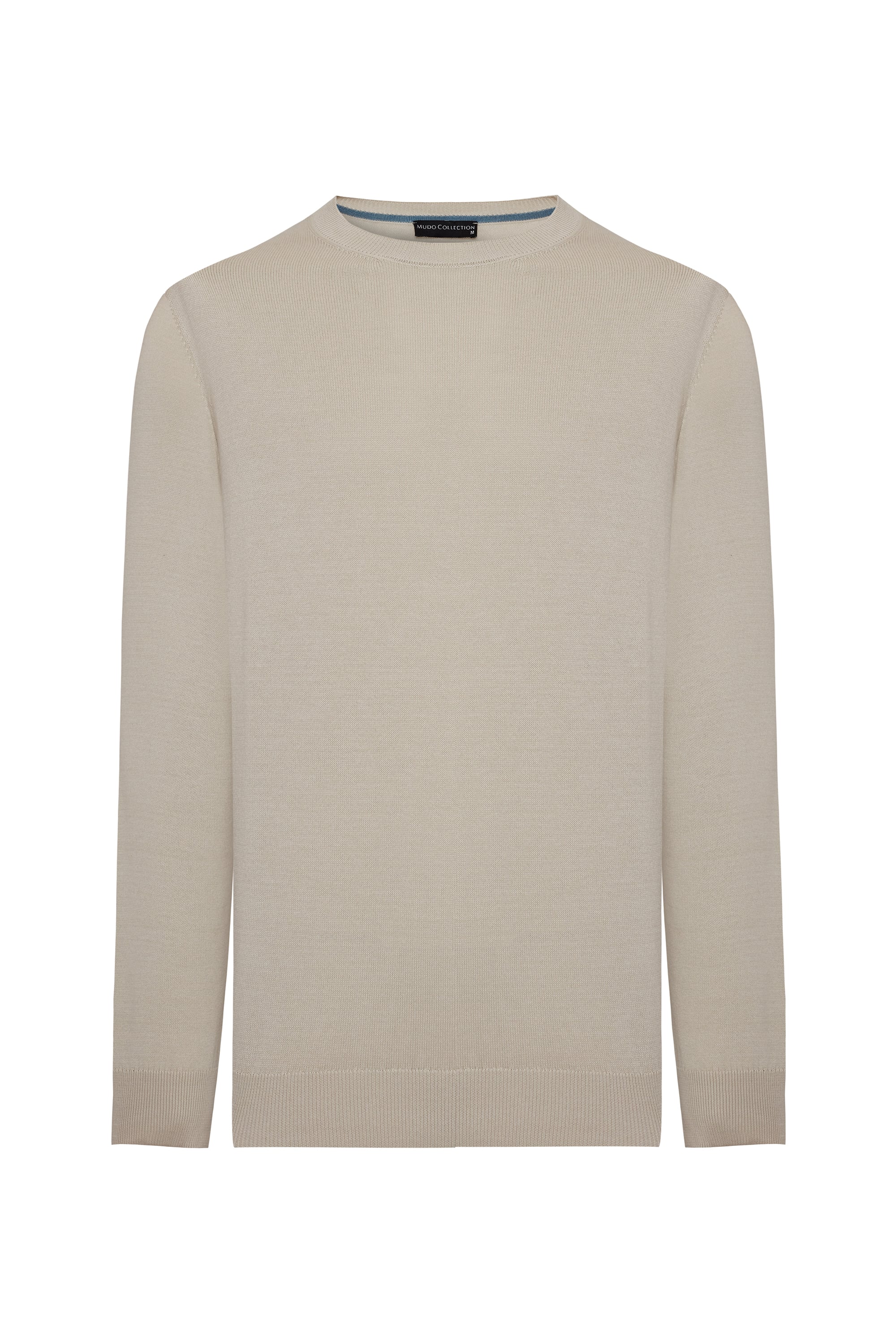 BİSİKLET YAKA UZUN KOLLU KAZAK