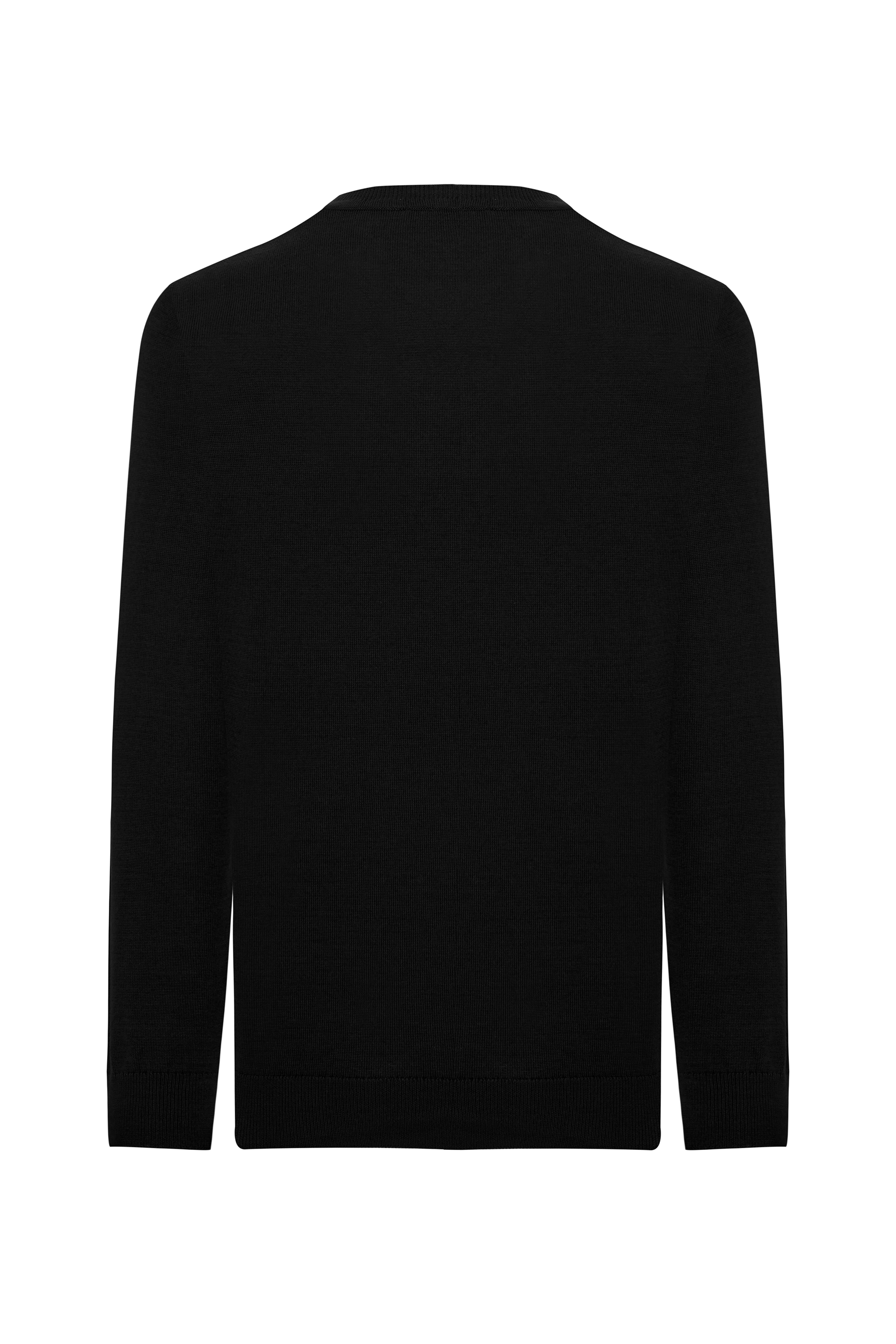 BİSİKLET YAKA UZUN KOLLU KAZAK