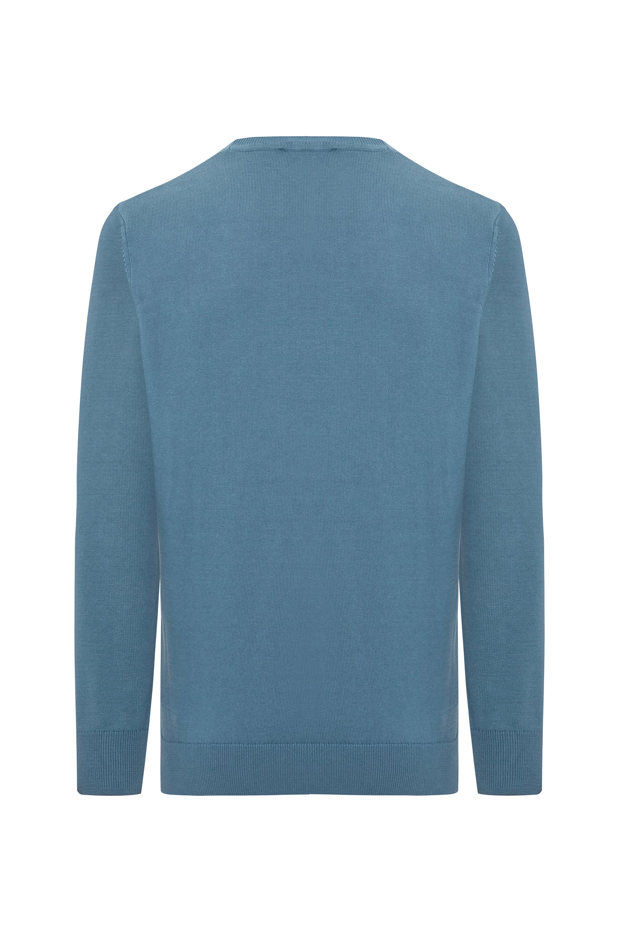 BİSİKLET YAKA UZUN KOLLU KAZAK