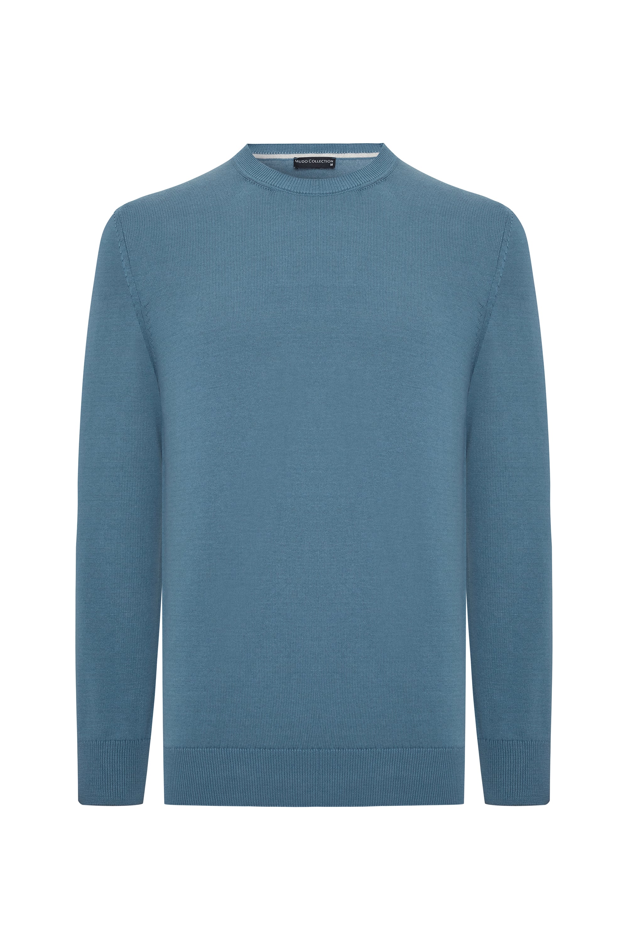 BİSİKLET YAKA UZUN KOLLU KAZAK