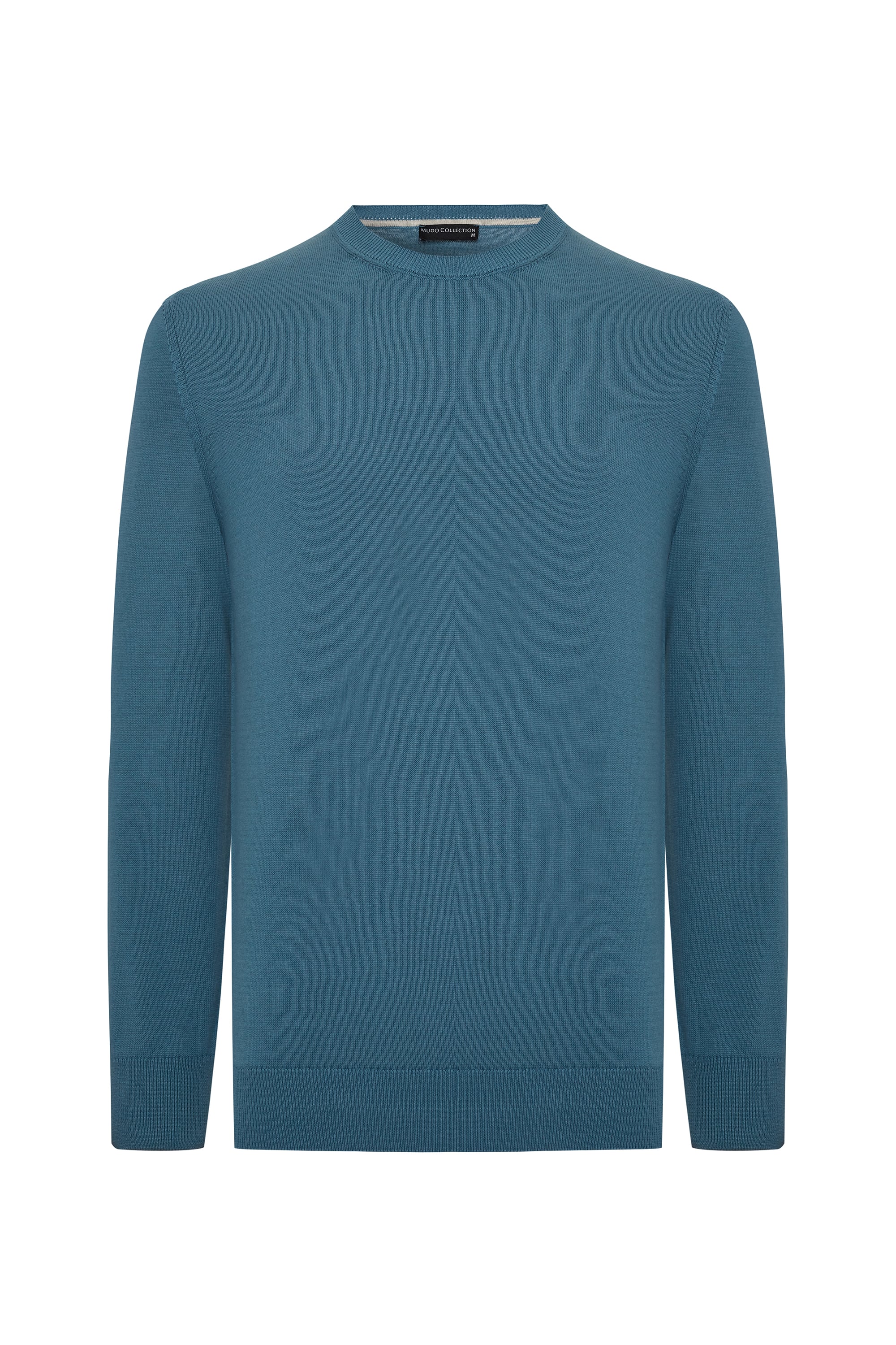 BİSİKLET YAKA UZUN KOLLU KAZAK